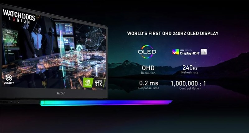 MSI HX series ra mắt: Màn hình Quad HD 240Hz, RAM 128GB và giá khá tốt