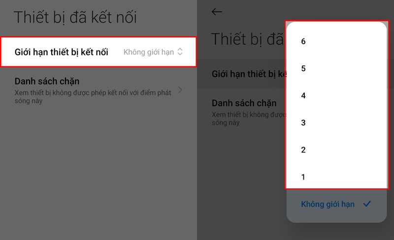 Cách giới hạn người dùng WiFi trên điện thoại