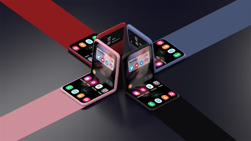 Hình ảnh concept Galaxy Z Flip4