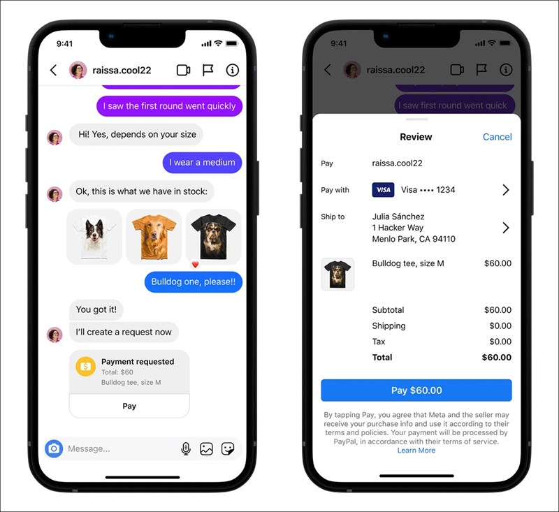 Instagram cho phép đặt hàng và thanh toán ngay trong DM Instagram cho phép đặt hàng và thanh toán ngay trong DM