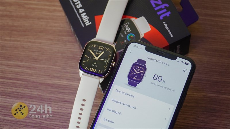 Trên tay Amazfit GTS 4 Mini