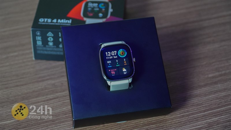 Trên tay Amazfit GTS 4 Mini