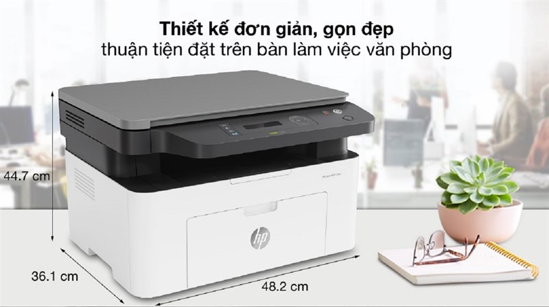 Máy In Laser Trắng Đen HP Neverstop Laser 1000w Wifi (4RY23A) Máy In Laser Trắng Đen HP Neverstop Laser 1000w Wifi (4RY23A)