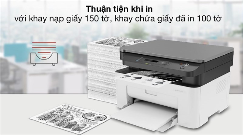 Máy In Laser Trắng Đen HP Neverstop Laser 1000w Wifi (4RY23A) Máy In Laser Trắng Đen HP Neverstop Laser 1000w Wifi (4RY23A)