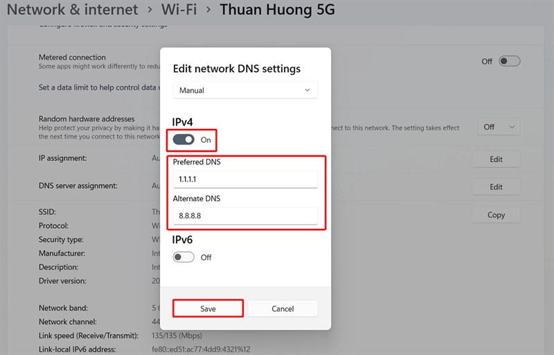 Cách bật tính năng DNS over TLS (DoT) trong Windows 11