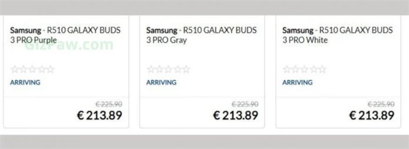 Rò rỉ giá cả và màu sắc của Galaxy Buds 3 Pro Rò rỉ giá cả và màu sắc của Galaxy Buds 3 Pro