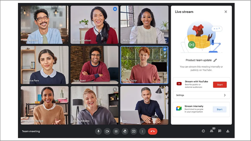 Cận cảnh tính năng mới Google Meet Cận cảnh tính năng mới Google Meet