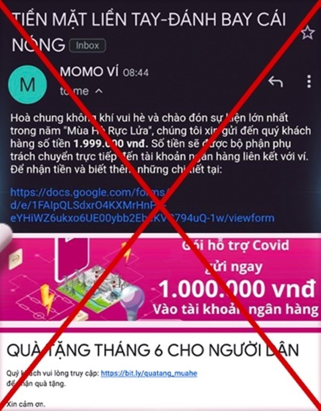 Dùng Momo để lừa đảo