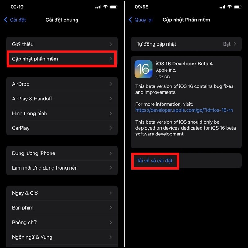 Cách cập nhật iOS 16 Beta 4 Cách cập nhật iOS 16 Beta 4