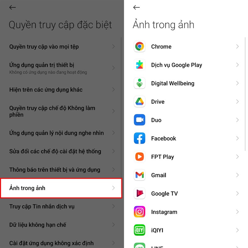 Cách bật tính năng hình trong hình trên điện thoại Xiaomi Cách bật tính năng hình trong hình trên điện thoại Xiaomi