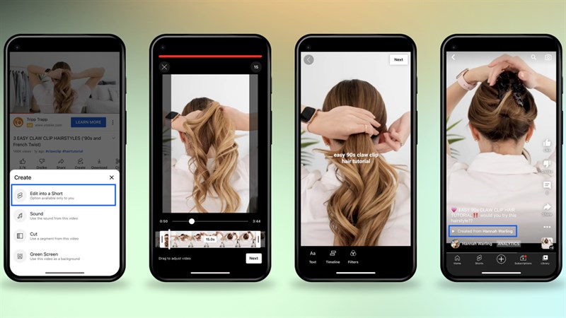 YouTube bổ sung công cụ mới cho Shorts YouTube bổ sung công cụ mới cho Shorts