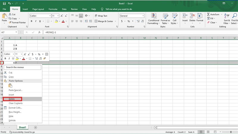 Cách tự động cập nhật số thứ tự trong Excel Cách tự động cập nhật số thứ tự trong Excel