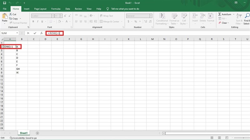 Cách tự động cập nhật số thứ tự trong Excel Cách tự động cập nhật số thứ tự trong Excel