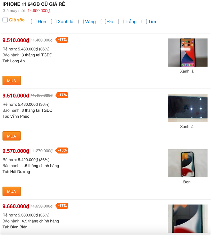 iPhone cũ giá dưới 10 triệu đang được giảm sốc tận 30%, quẹo lựa ngay iPhone cũ giá dưới 10 triệu đang được giảm sốc tận 30%, quẹo lựa ngay