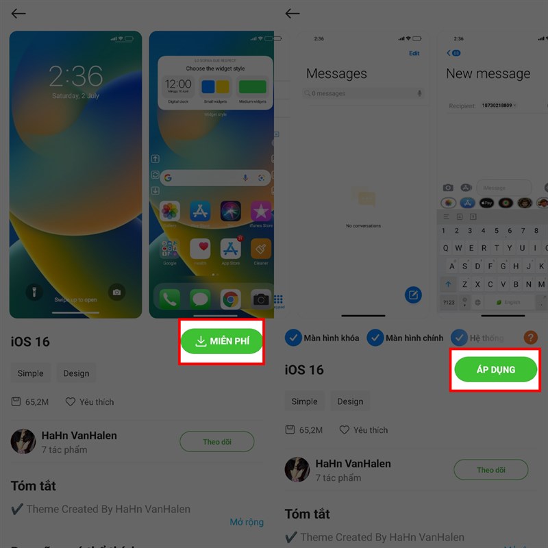 Cách cài giao diện iOS 16 cho điện thoại Xiaomi