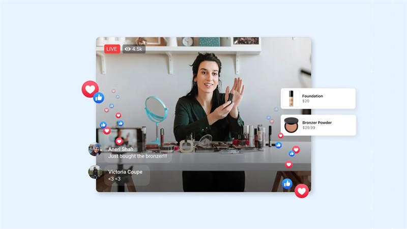 Facebook Live Shopping sắp ngừng hoạt động