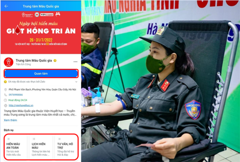 Theo dõi, tham gia hoạt động hiến máu tình nguyện Theo dõi, tham gia hoạt động hiến máu tình nguyện