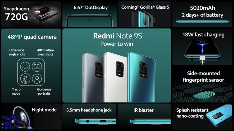 Ảnh giới thiệu Redmi Note 9S Ảnh giới thiệu Redmi Note 9S