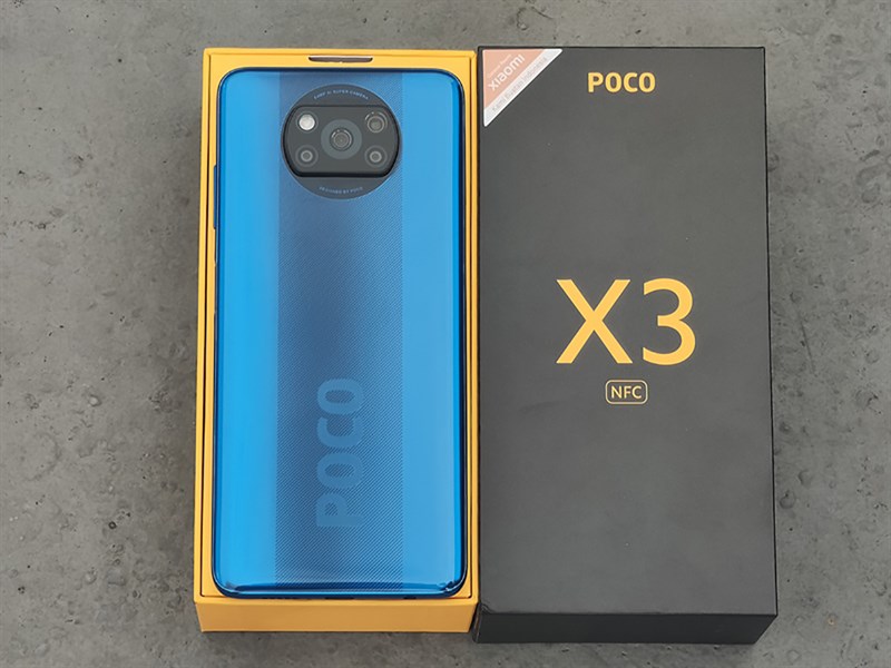 Hình ảnh đập hộp POCO X3 NFC