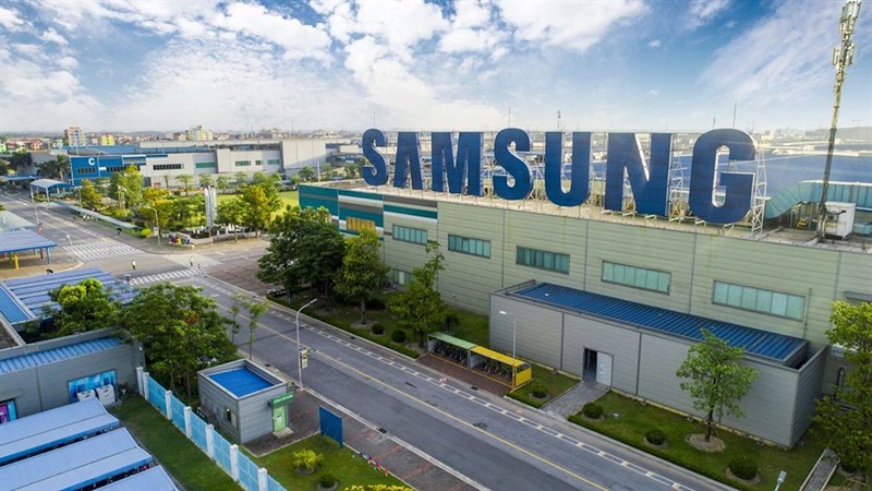 Hình ảnh nhà máy Samsung tại Việt Nam