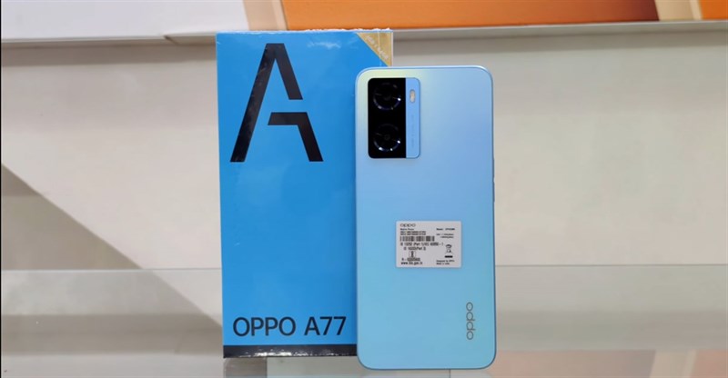 Trên tay OPPO A77: Cấu hình đủ dùng, pin lớn, giá phải chăng