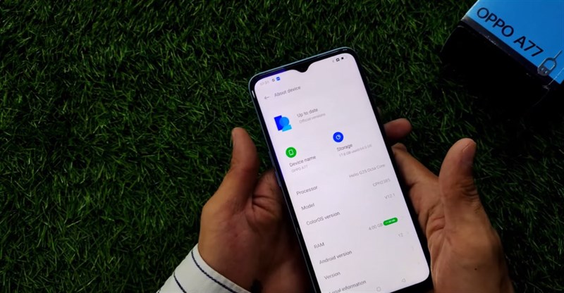 Trên tay OPPO A77: Cấu hình đủ dùng, pin lớn, giá phải chăng