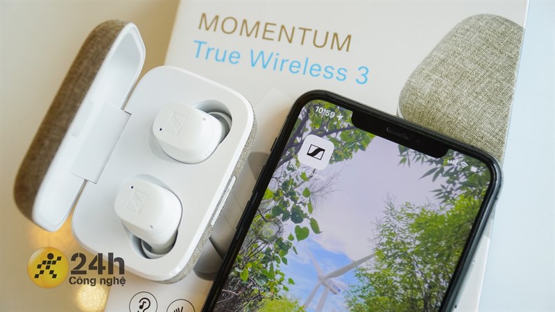 Sennheiser Momentum True Wireless 3 sẽ giao tiếp với điện thoại thông qua ứng dụng Sennheiser Smart Control Sennheiser Momentum True Wireless 3 sẽ giao tiếp với điện thoại thông qua ứng dụng Sennheiser Smart Control