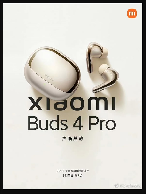 Hình ảnh poster Xiaomi Buds 4 Pro Hình ảnh poster Xiaomi Buds 4 Pro