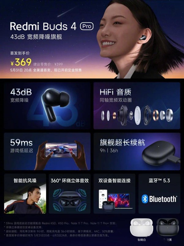 Xiaomi Buds 4 Pro ảnh 2