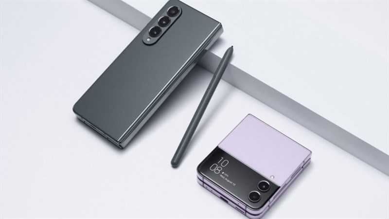 Hình ảnh Samsung Galaxy Z Fold4 và Z Flip4 Hình ảnh Samsung Galaxy Z Fold4 và Z Flip4