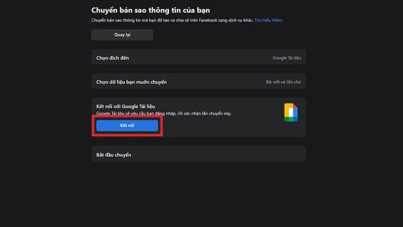 Cách chuyển bài đăng trên Facebook sang Google Docs