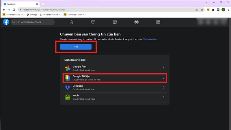 Cách chuyển bài đăng trên Facebook sang Google Docs