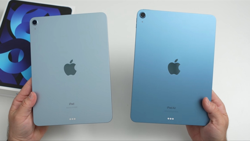 iPad Air 5 M1 sở hữu một ngoại hình khá nhỏ gọn. iPad Air 5 M1 sở hữu một ngoại hình khá nhỏ gọn.