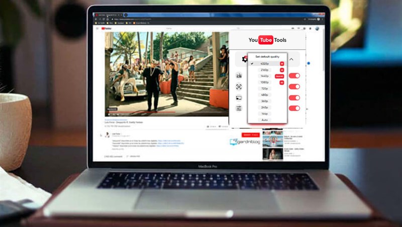 Cách cài mặc định chất lượng video, tạo ảnh GIF trên YouTube với tiện ích này