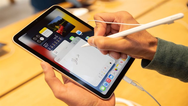 iPad có hỗ trợ Apple Pencil