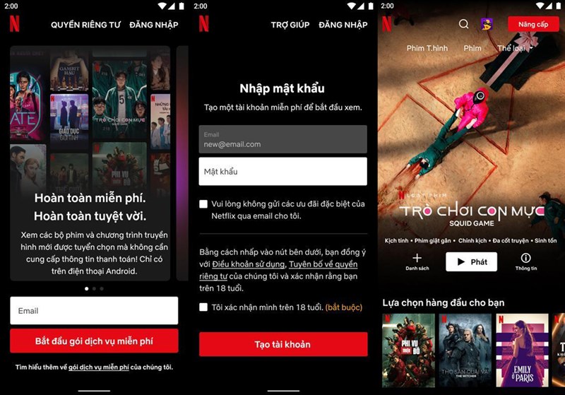 Tại sao Netflix phát triển phiên bản miễn phí cho điện thoại Android tại Việt Nam Tại sao Netflix phát triển phiên bản miễn phí cho điện thoại Android tại Việt Nam