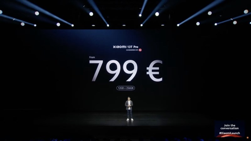 Giá khởi điểm của Xiaomi 13T Pro tại thị trường quốc tế. Nguồn: Xiaomi. Giá khởi điểm của Xiaomi 13T Pro tại thị trường quốc tế. Nguồn: Xiaomi.