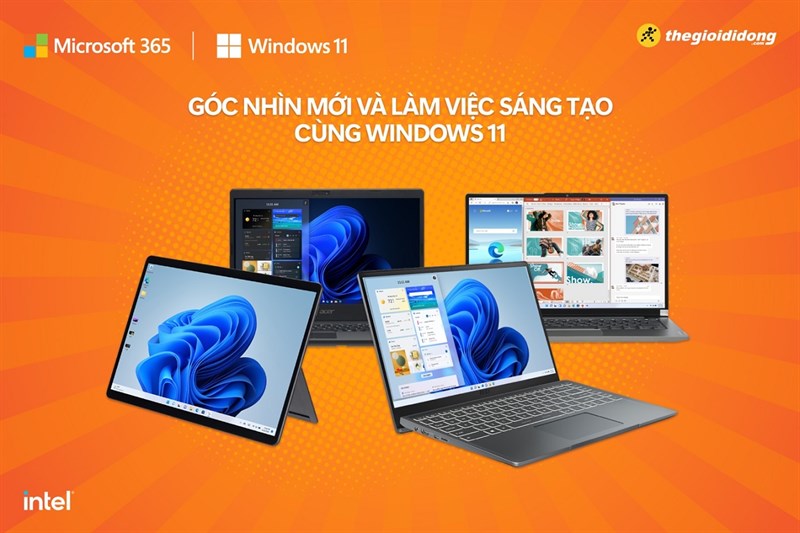 Góc nhìn mới và làm việc sáng tạo cùng Windows 11 Góc nhìn mới và làm việc sáng tạo cùng Windows 11