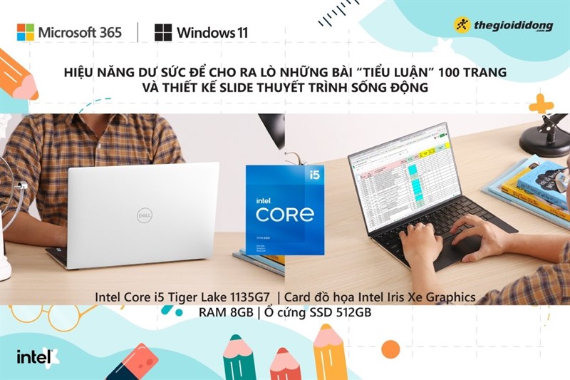 Hiệu năng dư sức để cho ra lò những bài “tiểu luận” 100 trang và thiết kế slide thuyết trình sống động