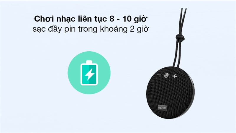 thời lượng pin mozard