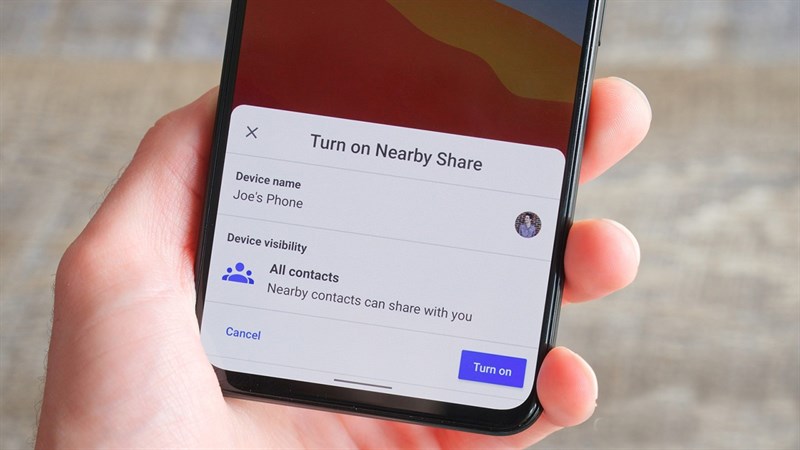 Ảnh Nearby Share Ảnh Nearby Share