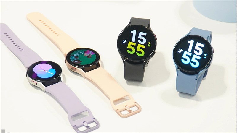 Thiết kế gọn gàng chính là ưu điểm của những chiếc Galaxy Watch5.