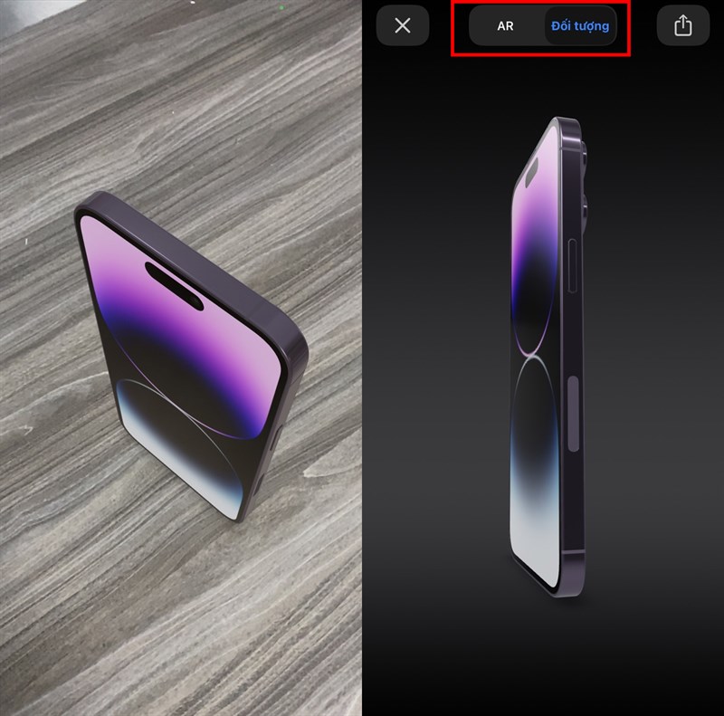 Cách xem chi tiết iPhone 14 ở chế độ AR