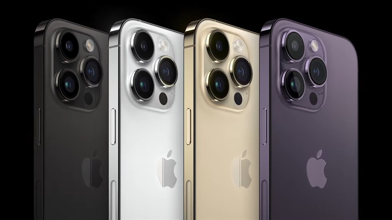 Gam màu tím được cải tiến trên iPhone 14 Pro Max Gam màu tím được cải tiến trên iPhone 14 Pro Max
