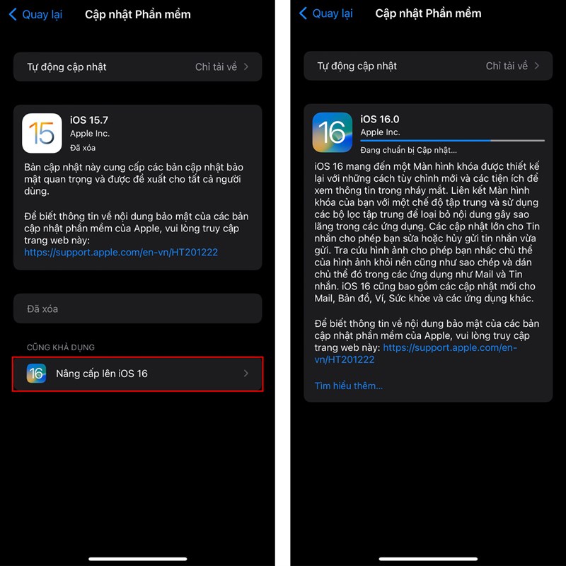 Cách cập nhật iOS 16 cho iPhone 12 mini Cách cập nhật iOS 16 cho iPhone 12 mini