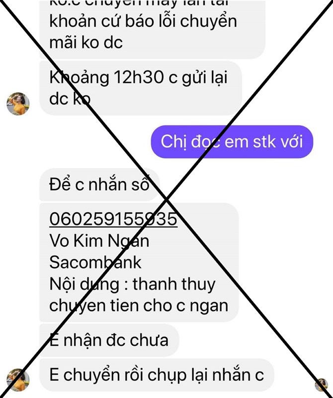 Lừa đảo mạo danh facebook chiếm đoạt tiền