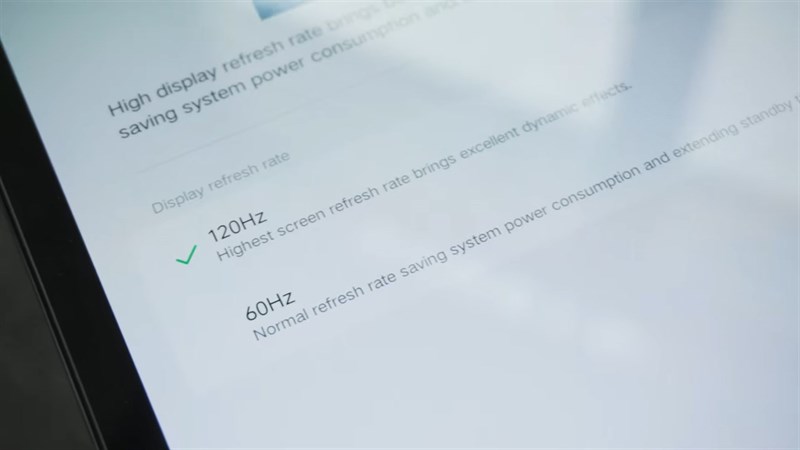 Tần số quét 120Hz trên Lenovo Xiaoxin Pad Pro 2022