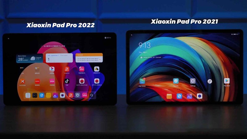 Xiaoxin Pad Pro 2022 có thiết kế nhỏ hơn 2021