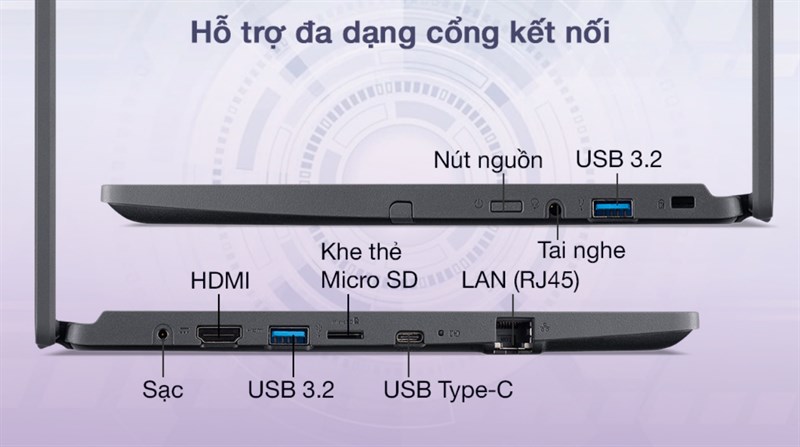  card đồ họa tích hợp Intel UHD Graphics 605, hứa hẹn hiệu năng ổn định, xử lý tốt các tác vụ hằng ngày