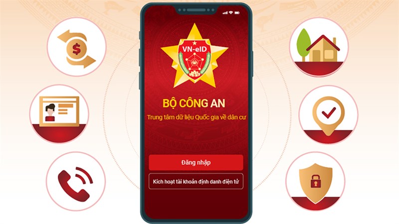 Ứng dụng VNEID của Bộ Công An Ứng dụng VNEID của Bộ Công An